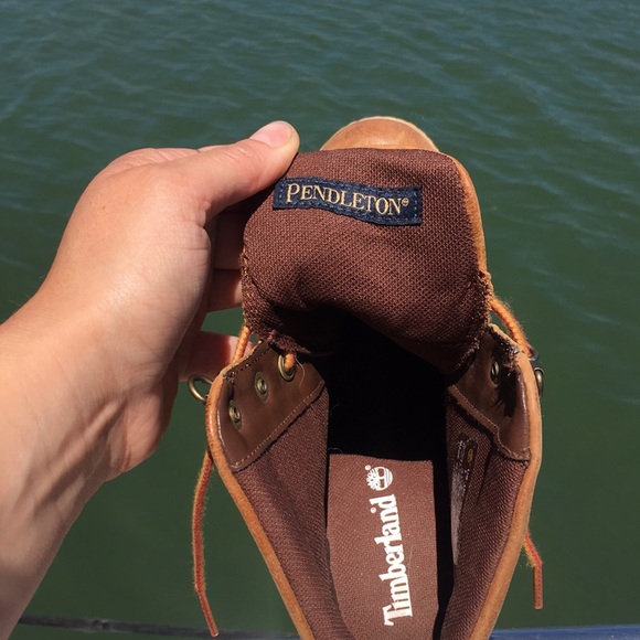 Pendleton Brown and Red Ankle Boots - Picture 4 of 7